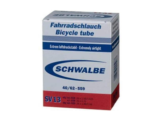 SCHWALBE Schrader Valve Inner Tube 26 x 1.5" - 2.5" click to zoom image