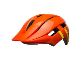 BELL CYCLE HELMETS Sidetrack II Mips Child Helmet Strike Gloss Orange/Yellow Unisize 47-54cm