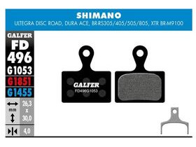 GALFER Shimano GRX Standard Brake Pad (Black) FD496G1053