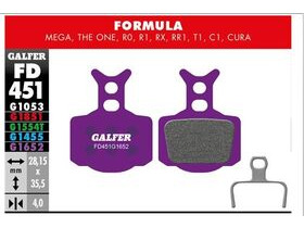 GALFER Formula Mega, One, Cura Ebike Disc Pads (Purple)FD451G1652