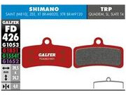 GALFER Shimano XT M8020 4 piston Advanced - Metal - Sintered Disc Brake Pad (Red) FD426G1851 