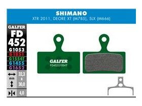 GALFER Shimano XT M8000 - SLX M7000 Race Pro Competition Disc brake pads (green) FD452G1554T