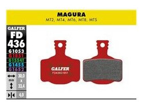 GALFER Magura MTS MT8 Advanced - Metal - Sintered Disc Brake Pads (red) FD436G1851