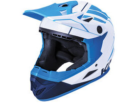 KALI PROTECTIVES Zoka Full Face Helmet in Blue & Navy