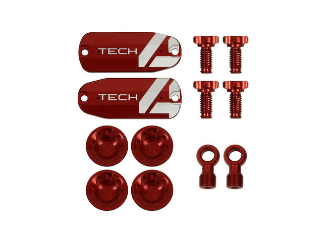 HOPE Tech 4 E4 Custom Kit - Pair - Red click to zoom image