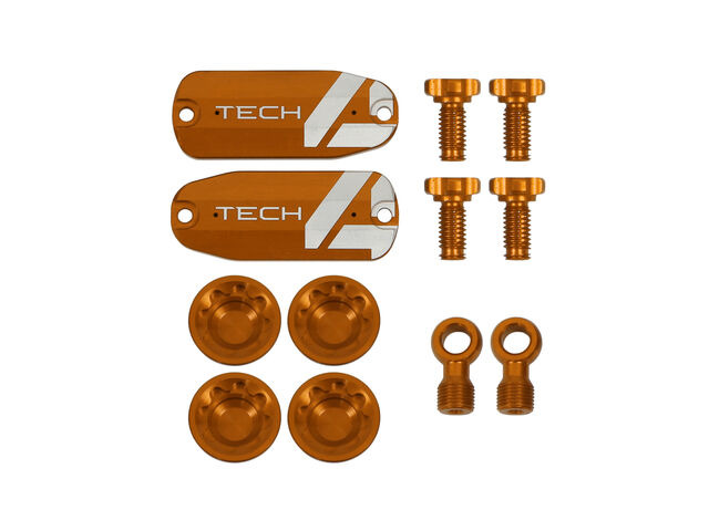 HOPE Tech 4 E4 Custom Kit - Pair - Orange click to zoom image