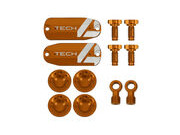 HOPE Tech 4 E4 Custom Kit - Pair - Orange 