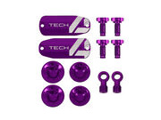 HOPE Tech 4 V4 Custom Kit - Pair - Purple 