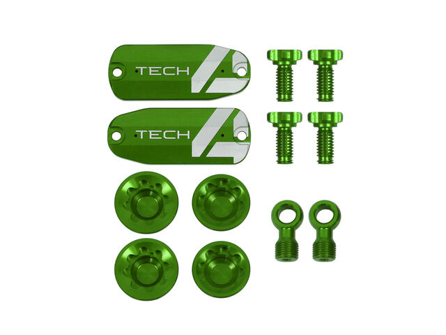 HOPE Tech 4 V4 Custom Kit - Pair - Green click to zoom image
