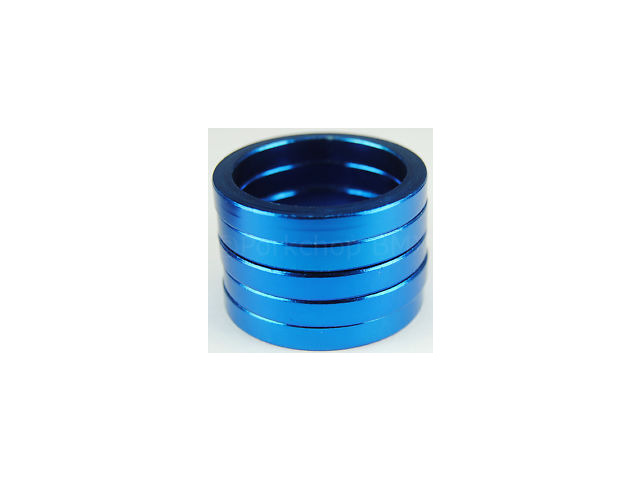 RUSH 5mm Blue Alloy Headset Spacer click to zoom image