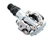 SHIMANO PD-M520 MTB SPD pedals - two sided mechanism, silver 