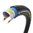 MICHELIN Wild Enduro Racing Line Tyre Rear Blue / Yellow 29 x 2.40 (61-622) click to zoom image