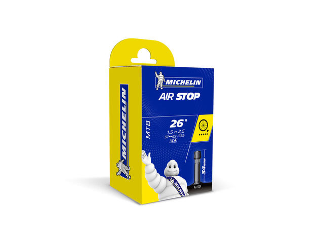 MICHELIN Airstop MTB Inner Tube - 26" x 1.4-2.5" (Schrader) click to zoom image