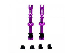 JUICE LUBES Tubeless Valves 48mm in Purple