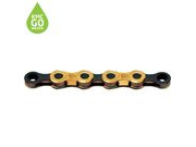 KMC X12 Ti-N Gold/Black Waxed 126L 