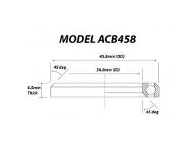 VP COMPONENTS ACB458 45.8 x 36.8 x 6.5mm Headset Bearing 45/45deg