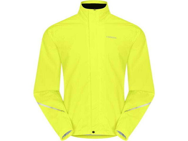MADISON Protec men's 2-Layer waterproof jacket, hi-viz yellow click to zoom image