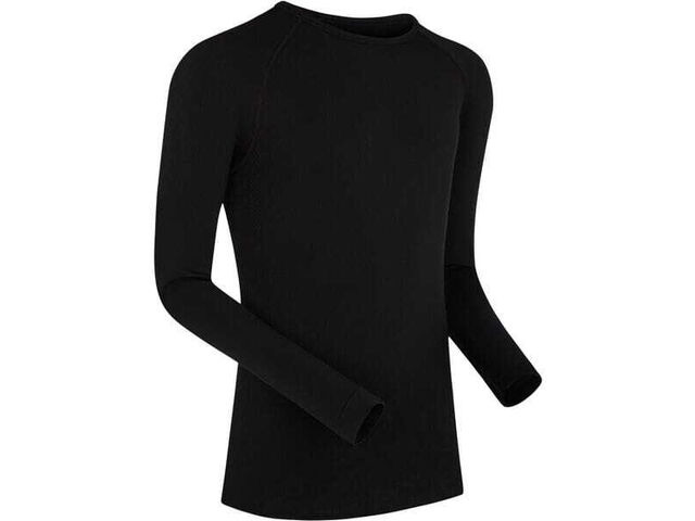 MADISON Roam isoler mesh long sleeve baselayer, black click to zoom image