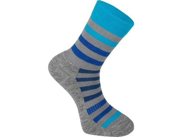 MADISON Roam Isoler Merino 4 Season Sock, blue / grey click to zoom image