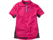 MADISON Trail youth short sleeved jersey, bright berry 
