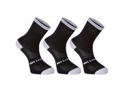 MADISON Freewheel coolmax long sock triple pack, black 