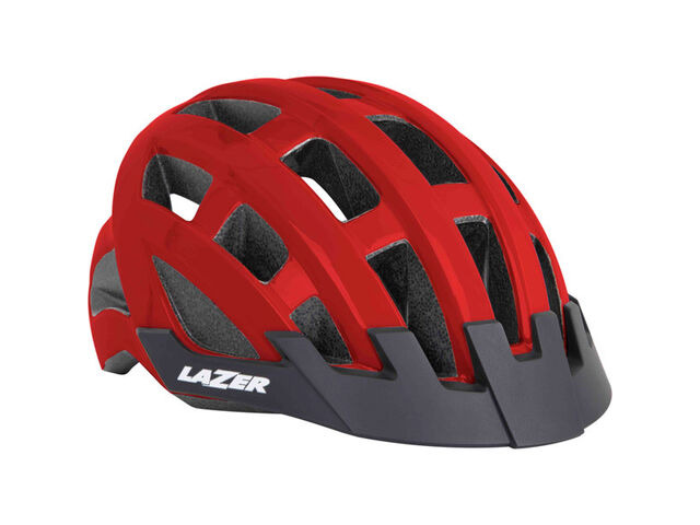 LAZER HELMETS Compact red uni-size adult helmet click to zoom image