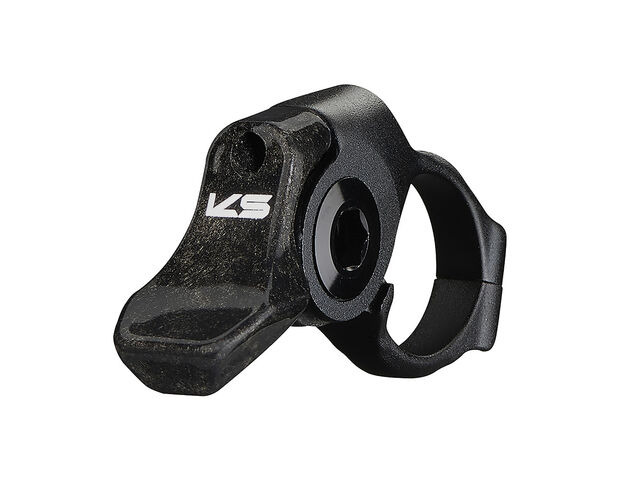 KS SEATPOSTS KGSL-Carbon Handlebar mounted remote dropper lever, Alloy clamp, Carbon lever click to zoom image