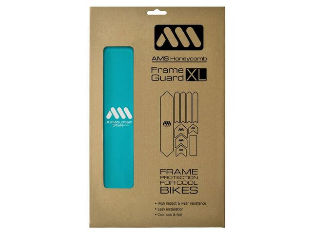 ALL MOUNTAIN STYLE (AMS) Frame Guard Kit XL Blue Turquoise click to zoom image