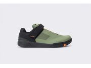 CRANK BROTHERS Stamp SpeedLace Strap Flat Pedal Shoe Green - Orange Black Outsole 
