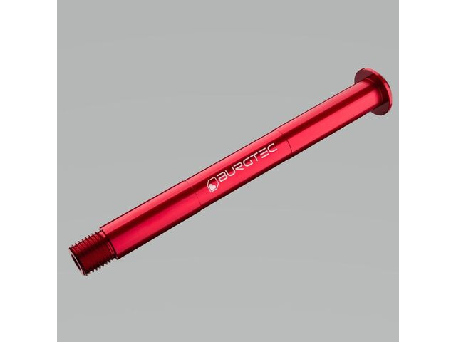 BURGTEC Fox Boost Fork Axle 110mm x 15mm Race Red click to zoom image