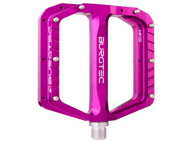 BURGTEC Penthouse Pedals Mk5 Steel Axle in Purple Rain click to zoom image