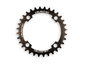 BURGTEC Narrow Wide Thick Thin Chainring in Black 104bcd