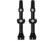 MUC OFF Tubeless Valves Black 44mm Pair 