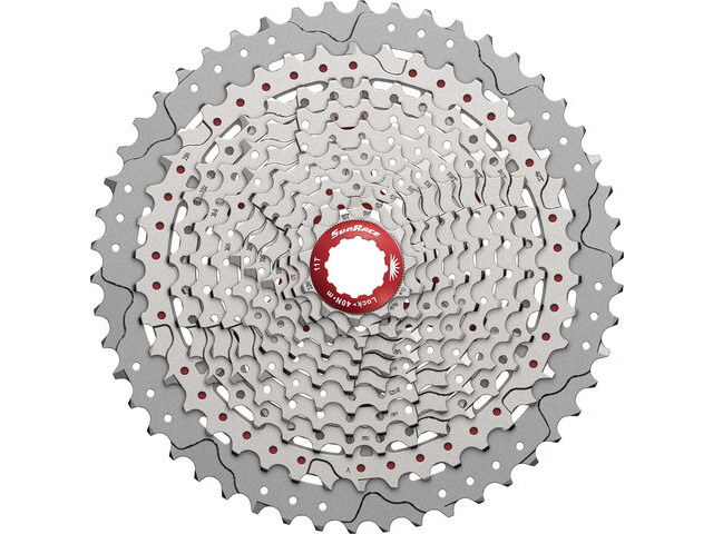 SUNRACE COMPONENTS CSMX8 11 Speed MTB 11-46T Metallic Cassette click to zoom image