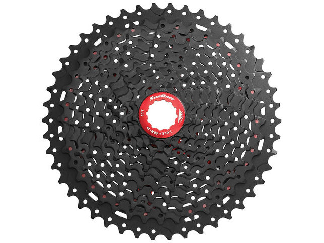 SUNRACE COMPONENTS CSMX8 11 Speed MTB 11-46T Black Cassette click to zoom image