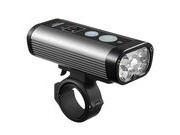 RAVEMEN LIGHTS PR2400 USB Rechargeable DuaLens Front Light with Remote in Grey/Black (2400 Lumens) 