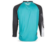 FLY RACING Radium Long Sleeve Jersey Black/Teal/White click to zoom image