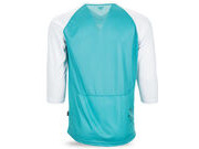 FLY RACING Ripa 3/4 Sleeve Jersey Teal/White/Heather click to zoom image