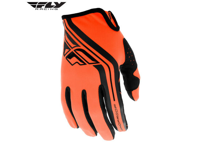 FLY RACING Windproof Lite Glove in Orange click to zoom image