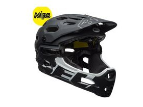 BELL CYCLE HELMETS Super 3r Mips MTB Helmet 2019: Matte Black