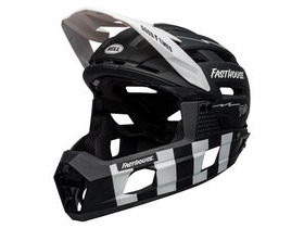 BELL CYCLE HELMETS Super Air R Mips MTB Full Face Fasthouse Matte Black/White