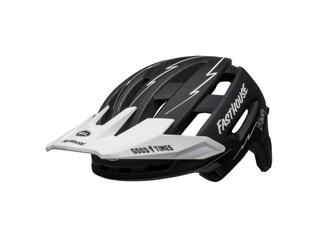 BELL CYCLE HELMETS Super Air Mips MTB Fasthouse Matte Black/White click to zoom image
