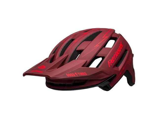 BELL CYCLE HELMETS Super Air Mips MTB Fasthouse Matte Red/Black click to zoom image