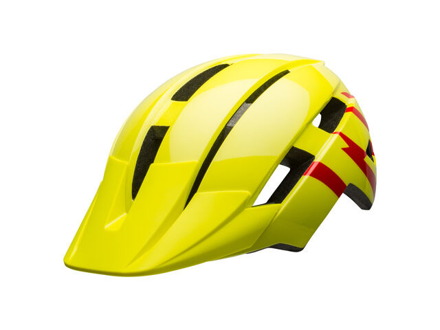 BELL CYCLE HELMETS Sidetrack Ii Child 2020 Strike Gloss Hi-vis/Red Unisize 47-54cm click to zoom image