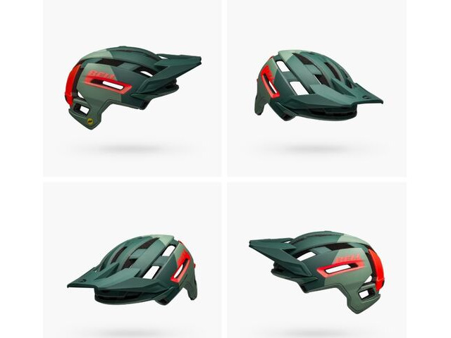 BELL CYCLE HELMETS Super Air Spherical Camo Green Medium click to zoom image