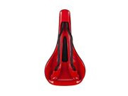 SDG COMPONENTS Bel Air 3.0 Lux-Alloy Rail Saddle Black Microfibre Top / Red Base click to zoom image