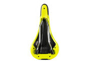 SDG COMPONENTS Bel Air Cro-Mo Rail Saddle Black/Neon Yellow click to zoom image
