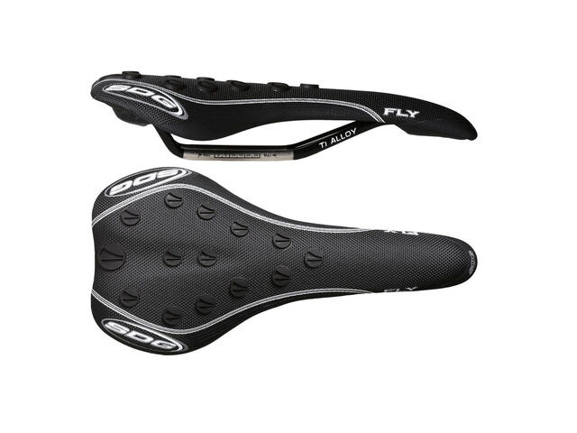 SDG COMPONENTS Ti-Fly Storm Solid Ti-Rail Saddle Black click to zoom image