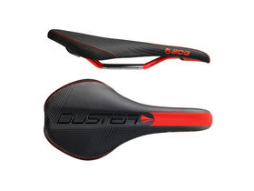 SDG COMPONENTS Duster Mtn P Cro-Mo Rail Saddle Black/Red