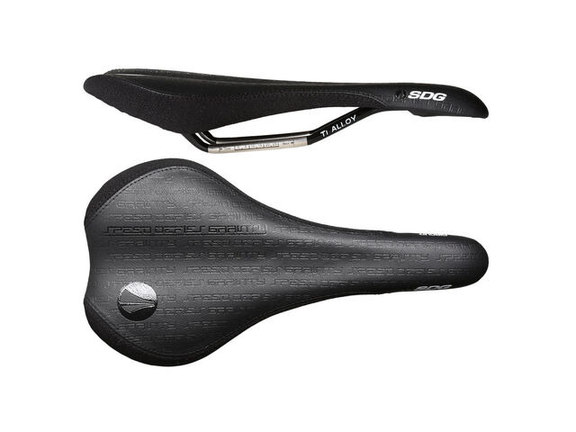 SDG COMPONENTS Circuit Mtn Ti-Alloy Rail Saddle Black click to zoom image